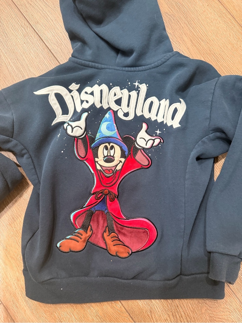 Disney Navy Kids Sorcerer Mickey Pullover Hoodie